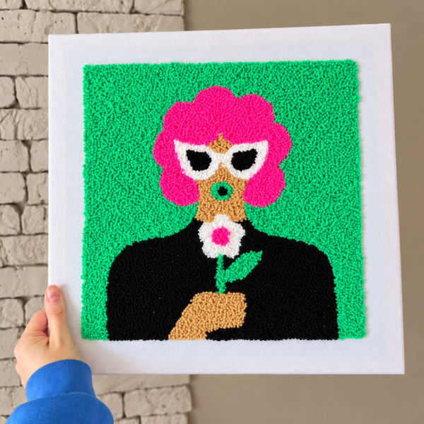 Набір для килимової вишивки &laquo;Flower Power&raquo; FLUFFI-FLOWER-01 фото