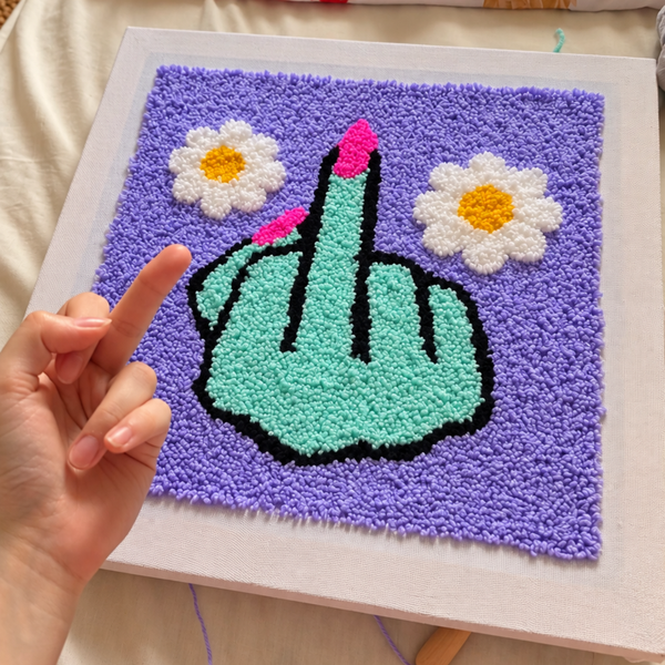 Набір для килимової вишивки &laquo;Fuck It, I'm Blooming&raquo; FLF-BLOOM-001 фото